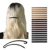 Aurora Pin Hair Barrettes Clips Set Medium Plastic Dome Styling Accessories Decorative Clamps For Half Updo Ponytail For