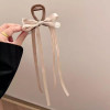 RFTWXHPN Bowknot Hair Claws Clip for Women Girls Tassel Ribbon Bowknot Hair Clips with Long Tail Bow Hair Claw Clips for