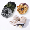 Velvet Scrunchies Hair Ties Women 6 Pack Big Vsco Girl Stuff Scrunchy for Hair Scrunchie Holder Elastic Bands With Zippe