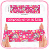 Juexica 12 Pieces Wide Headbands for Girls Cute Elastic Butterfly Unicorn Tie Dye Floral Hair Bands No Slip Soft Heart S