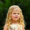 Golden Headband Princess Hair Chain For Little Girls BirthdayWedding Party Dress UpStyle1