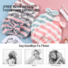 Large Microfiber Hair Towel CapRapid Drying Towel For HairUltra Soft Super Absorbent Hair Drying Towel TurbanCute GreenP