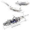 NODG Crystal Rhinestones Butterfly French Vintage Spring Flower Bridal Hair Clips - 3 Pieces Hair Barrettes and Clips for Women Girls online at globaldelivered