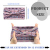 FULZTEY Boho Headbands for Women Chic Floral Printed Hairbands Wide Knotted Turban Elastic Yoga Running Workout Headband