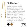 TSB Fura No1 Professional Black Jumbo Hair Pins Set of 30325 inches 3x Retention Vintage Style Ideal for Weddings Fashio