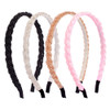 Ruihfas 4 Pieces Elegant Beaded Crystal Headband Bead Hair Band Hair Hoop Accessories for Women Girls