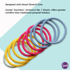 GOODY Kids Ouchless Elastics with Mini Pouch 11 Count Ice Cream Print for All Hair Types Hair Accessories for Women and