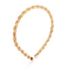 HZEYN Chain Headband for Women Gold Metal Twisted Hair Chains Statement Hairband Hair Accessories Gold