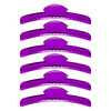 Vintage of Metal Finger Wave Hair Clips Clamps Aluminum Tip Finger Hair Clips Modeling Clamps Suitable for home and outd