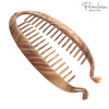 Parcelona French Beige in the Air Light Tortoise Shell 55 Celluloid Interlocking Ponytail Holder Strong No Slip Clips Fi