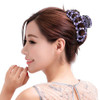 Suoirblss Woman Glinted Crystal Hair Clip Claw Pins Large Fancy Rhinestones Claw Clip Jaw Clips for Thick Hair violet