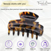 French Amie Chic Handmade Celluloid Small Jaw Hair Claw Clip Clamp Clutcher Women Hair Accessories Made in France Tokyo