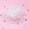 Youxuan 1000Pack Elastic Hair Ties Nonslip Rubber Hair Bands for Girls Clear