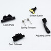 Professional Hair Clipper Accessories Repairing Parts Adjusting Lever Latch Plate Switch Button Spring Tension Cam Follo