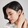 Dofash 5CM2in Wavy Bobby Pins Brown Hairpins Metal Hair Grips for Hair Decoration 60pcs Brown