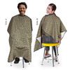 Allegro Combs Hair Cutting Cape Haircut Barber Apron Hair Stylist For Men Hair Cape Kids Cutting Adjustable Water Resist