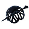 Parcelona French Radial Celluloid Chignon Hair Slide Pin Thru 35 Bun Cover Ponytail Holder Hair Updo Dome Round Hair Cli