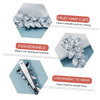 2Pcs Sparkly Crystal Hair Clips Rhinestones Duckbill Alligator Hair Pins Handmade Hair Barrettes Elegant Gold Metal Bobb