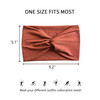 Jesries 10 PCS Women Headbands African Wide Hair Wrap Extra Turban Head Bands for Lady Large Sport Workout Stretch Nonsl