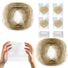 KKTech Pack of 15pcs Hair Nets Invisible Elastic Edge Mesh 20 inches50cm Light Coffee