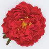 Peony Flower Hair Clip Hanfu Hairpin Bridesmaid Pin up Flower Brooch Party Wedding Decor one size red