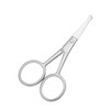 Motanar Safety Hair Scissors Stainless Steel Blunt Tip Scissor for Hair Cutting Professional Grooming for Eyebrows Nose