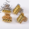 Xiwstar 4 Pcs Hair Claw Banana Clips Tortoise Shell Claw Hair Clip Mini Leopard print Celluloid French Design Vintage Ba