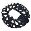 7 Pack Women Ballet Dance Skating Snoods Hair Net Bun Cover Black Bold mesh