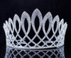 Exquisite Clear Austrian Crystal Rhinestone Tiara With Hair Side Combs Crown Prom Princess Queen Beauty Pageant Hair Jew