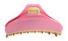Caravan Peach Painted French Hair Claw with Gold Highlights