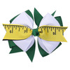 AsggBah 3pcs Back to School Pencil Bow Hair Clips Colorful Grosgrain Hairgrips Alligator Clips for First Day of School T