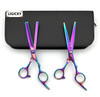 LIGICKY Hair Cutting Scissors Kit Professional Stainless Steel Hairdressing Scissors Set Hair thinning Shears Bang Hair