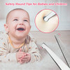 LIGICKY Baby Hair Cutting Scissors Set Professional Safety Round Tip Stainless Steel Hair thinning Shears Bang Hair Scis