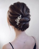 Bridal Hair Accessories Beusoulover 3pcs Crystal Wedding Hair Pieces Handmade Rhinestone Bridal Hair Pin for Women Girls