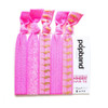 Popband London Hair Tie Flamingo For All Day and Night No Hair Crease No Hair Damage 5 Pc