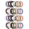 24 Pieces Silk Hair Scrunchies Silk Hair Tie Elastic Ponytail Holders for Women Girls Hair Accessories 005