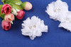 Baby Girls Chiffon Flower Hair Clips with Rhinestones and PearlYYCRAFT 10 pcs Party Wedding 2 Hair Accessory for Kids To