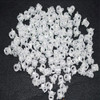 100pcpack 1cm Hair Claws Clip for Women Girls Plastic Mini Hairpin Hair Clip Clamp Hair Accessories Gifts 100pcs clear