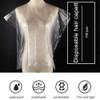 100pcs Disposable Hair Cutting Cape Salon Barber Cape Clear Apron Hairstylist Waterproof Shampoo Capes for Hair Stylist