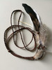 Set of 2 Gypsy Hippie Feather Headband Headdress and Armband Bohemian Headwear Headpiece Handmade Tribal Indian Fascinat