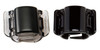Linziclip Hair Jawclip Midi Black Solid Black Matte Bundle 2pack