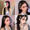 Hair Barrettes Halloween Hair Accessories for Women Girls Silver Skeleton Hand Hair Clips Punk Horror Bone Hair Clip Bar