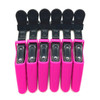 BEINY 6PCS Plastic Crocodile Hair Styling Clips with Non Slip Grip Double Colored Barrettes for Thick Hair Salon Section