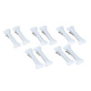 BinaryABC White Dog Bone Hair Clips Hairpins BarretteHalloween Cosplay Party Accessories10Pcs
