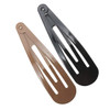 20 Pieces 27 Big Size No Slip Metal Snap Hair Clips Women Barrettes Black Hair Pins 10 black 10 Brown