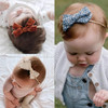 VISBL Baby Girl Headbands and Bows Newborn Infant Toddler Nylon Elastics Hairbands Hair Accessories Forest