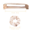 IVARYSS Scrunchies for Women 12 Pcs Neutral Velvet Scrunchies for Hair Classic Elastic Thick Scrunchy Hair Bands Ties So