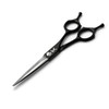 Very Sharp Kobaruto Rebel 440c Silver Black Cobalt 6 Hairdressing Shears for Stylists and Barbers