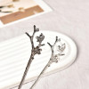 Vintage Retro Hair Stick Hairpin Long Hair Pins Hair Chopsticks Chinese Hair Sticks for Buns 2Pcs Metal Hair Fork Hair A
