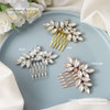 JAKAWIN Bride Crystal Wedding Hair Piece Rhinestone Hair Comb Bridal Hair Accessories for Women HC047 Silver
